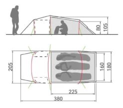 VAUDE Arco Xt 3P Chute Green -Günstiges Camp4 Geschäft 12258 g 6 122581480 96eb5141 1280x1280