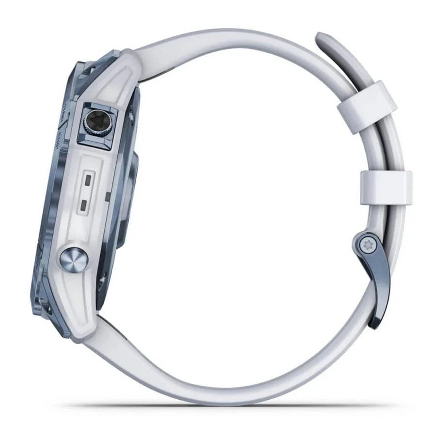 Garmin GPS Fenix 7X Sapphire Solar Weiß/Blau Ti 4 Garmin GPS Fenix 7X Sapphire Solar Weiß/Blau Ti – Bild 2