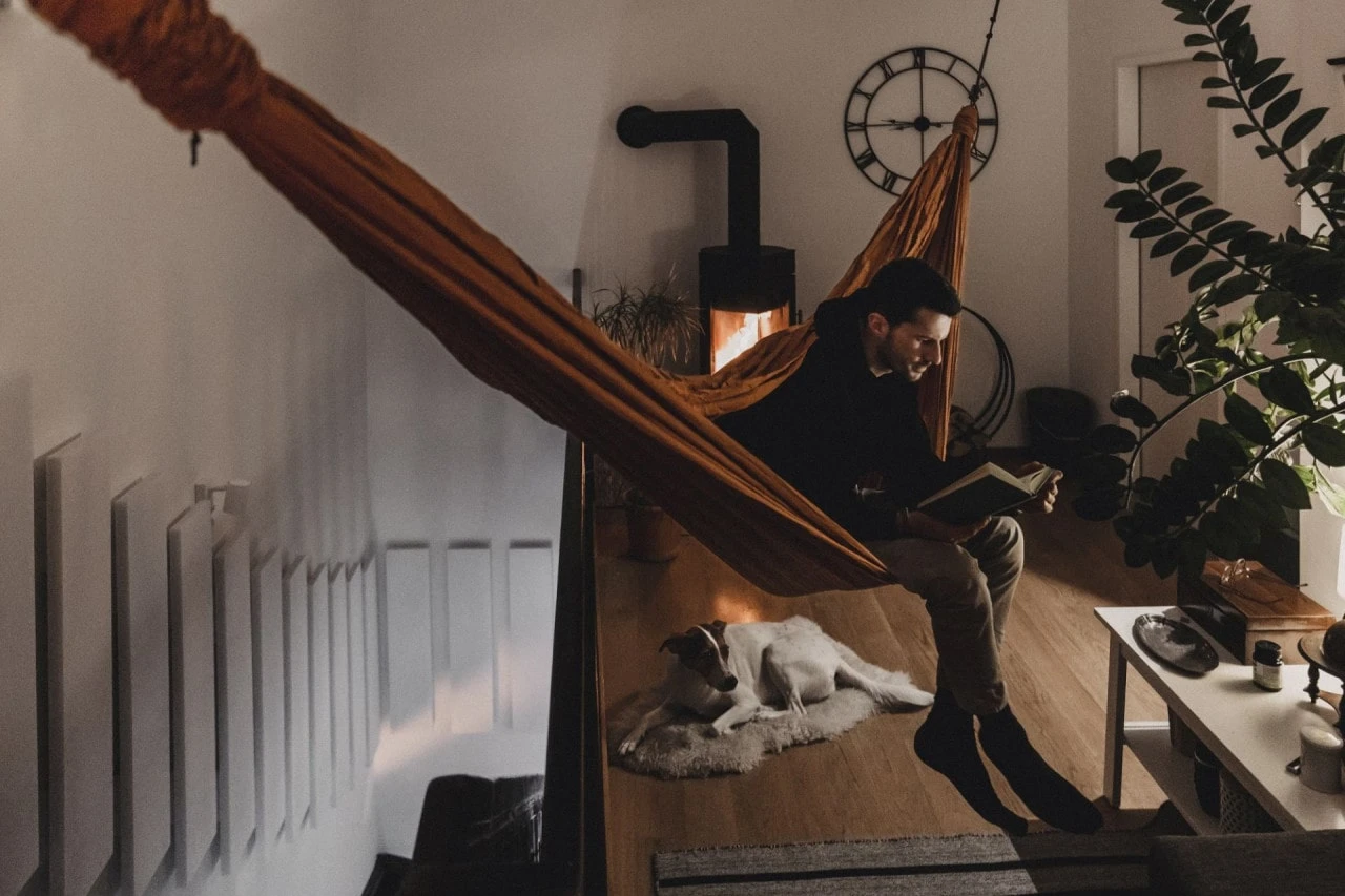 TICKET TO THE MOON Home Hammock 420 Terracotta Orange 6 TICKET TO THE MOON Home Hammock 420 Terracotta Orange – Bild 4