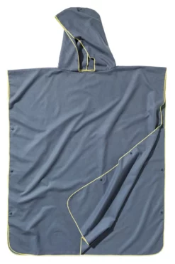 Cocoon Microfiber Towel Poncho Ul Anchor Grey