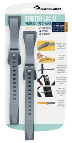 Sea To Summit Stretch-Loc TPU Straps 2er Pack