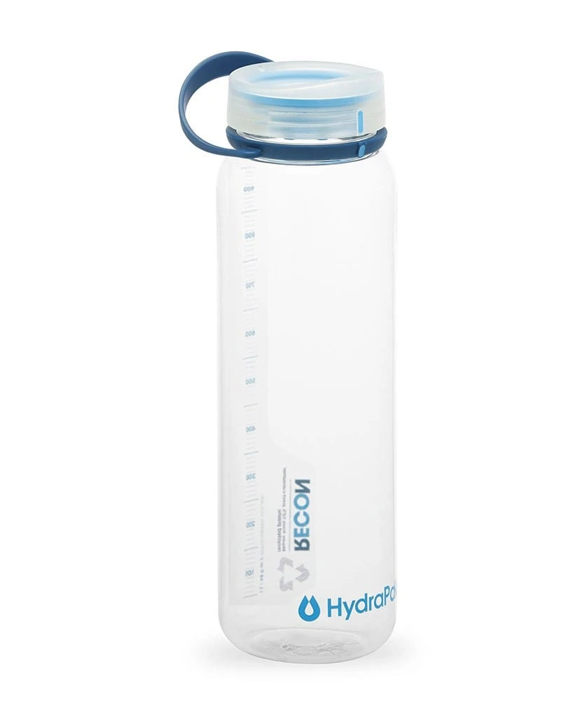 Hydrapak Recon Bottle 1L Clear/Navy/Cyan 3 Hydrapak Recon Bottle 1L Clear/Navy/Cyan