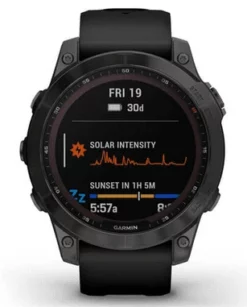 Garmin Fenix 7 Sapphire Solar DLC Titan -Günstiges Camp4 Geschäft garmin fenix7 solar sapphire black 4 1280x1280