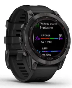 Garmin Fenix 7 Sapphire Solar DLC Titan -Günstiges Camp4 Geschäft garmin fenix7 solar sapphire black 5 1280x1280