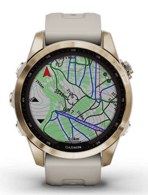 Garmin Fenix 7S Sapphire Solar DLC Titan 6 Garmin Fenix 7S Sapphire Solar DLC Titan – Bild 4