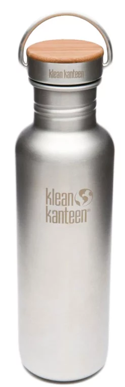 Klean Kanteen Reflect Trinkflasche 800ml Bamboo Cap - Stainless